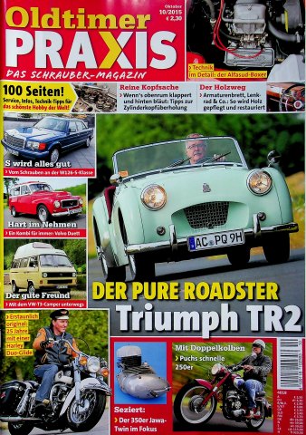 Deckblatt Oldtimer Praxis (10/2015)